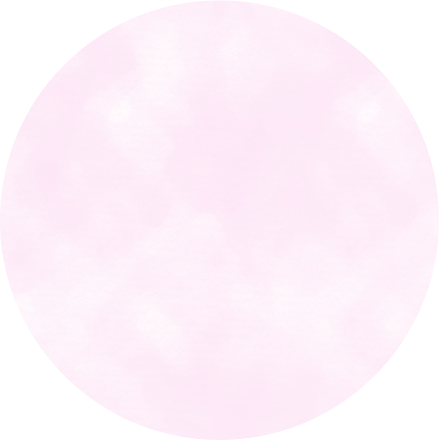 ピンク色の円