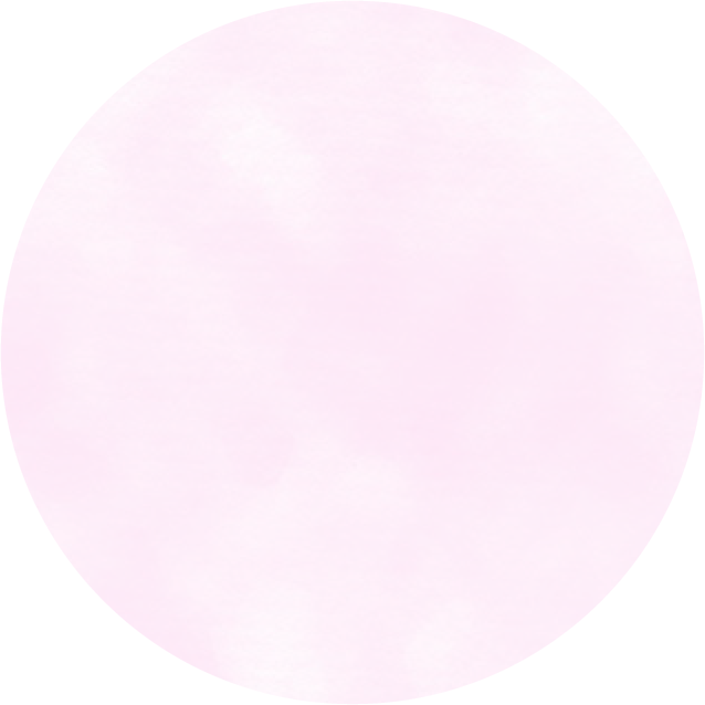 ピンク色の円